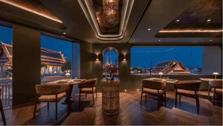 Benjamin Moore Nusara Restaurant Bangkok Interior