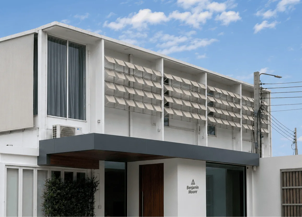Boonorigins office Benjamin Moore showroom Thailand