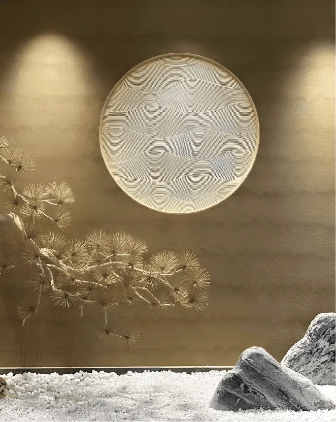 Jolysand artisan hand applied decorative wall texture